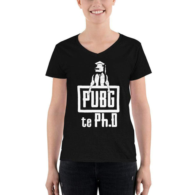 S Bengali Lightweight V-Neck T-Shirt - PUBG Te PHD