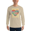 Sand / S Bengali Ultra Cotton Long Sleeve T-Shirt - Bangla Love