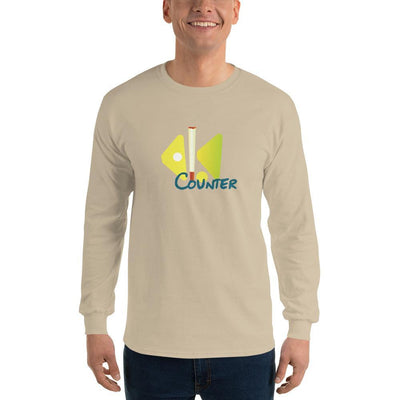 Sand / S Bengali Ultra Cotton Long Sleeve T-Shirt - Bar Counter