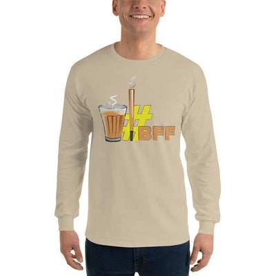 Sand / S Bengali Ultra Cotton Long Sleeve T-Shirt - BFF