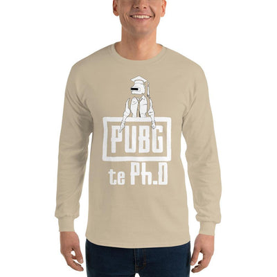 Sand / S Bengali Ultra Cotton Long Sleeve T-Shirt - PUBG Te PHD