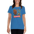 Sapphire / S Bengali Heavy Cotton Short Sleeve T-Shirt -Bong Friendship Goals