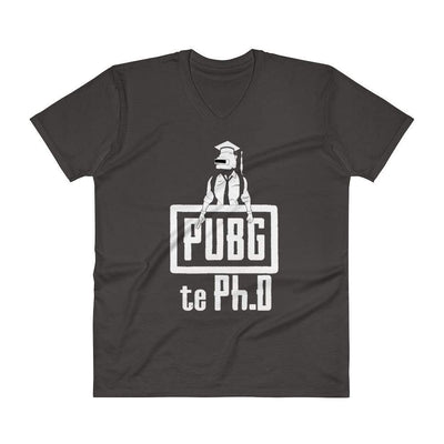 Smoke / S Bengali Unisex Short Sleeve V-Neck Jersey Tee - PUBG Te PHD