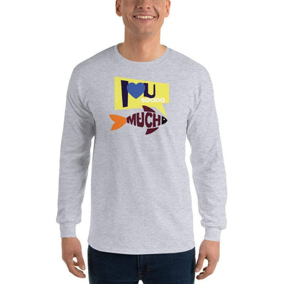 Sport Grey / S Bengali Ultra Cotton Long Sleeve T-Shirt - I love you so much