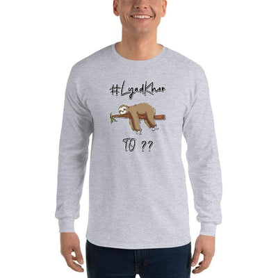 Sport Grey / S Bengali Ultra Cotton Long Sleeve T-Shirt -  #Lyadkhor To?