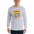 Sport Grey / S Bengali Ultra Cotton Long Sleeve T-Shirt -Purano Sei Diner Kotha