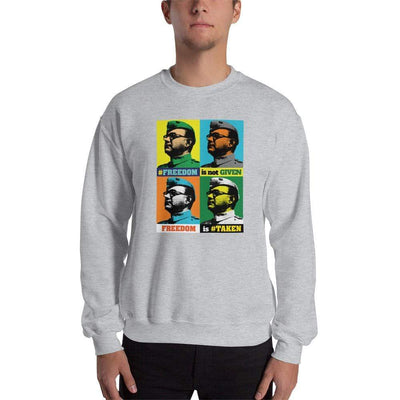 Sport Grey / S Bengali Unisex Heavy Blend Crewneck Sweatshirt -Netaji