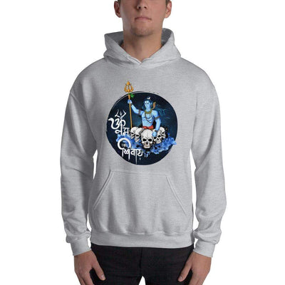 Sport Grey / S Bengali Unisex Heavy Blend Hooded Sweatshirt - Om Namah Shivay-01