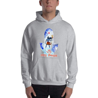 Sport Grey / S Bengali Unisex Heavy Blend Hooded Sweatshirt - Om Namah Shivay-02