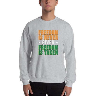 Sport Grey / S Freedomi Unisex Heavy Blend Crewneck Sweatshirt -Freedom