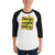 White/Black / XS Bengali Unisex Fine Jersey Raglan Tee - Bari Ja