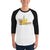 White/Black / XS Bengali Unisex Fine Jersey Raglan Tee - BFF