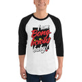 White/Black / XS Bengali Unisex Fine Jersey Raglan Tee - Bong-licious