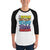 White/Black / XS Bengali Unisex Fine Jersey Raglan Tee - Funky Sarcasm