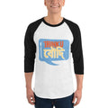 White/Black / XS Bengali Unisex Fine Jersey Raglan Tee   - Jhinku Baudi