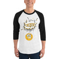 White/Black / XS Bengali Unisex Fine Jersey Raglan Tee   - Mereche!