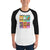 White/Black / XS Bengali Unisex Fine Jersey Raglan Tee -Phuchka and Friends