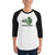 White/Black / XS Bengali Unisex Fine Jersey Raglan Tee -Ramgorurer Chhana Hashte Tader Mana