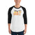 White/Black / XS Bengali Unisex Fine Jersey Raglan Tee - Tui Ki Parar Dada?