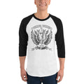 White/Black / XS Bengali Unisex Fine Jersey Raglan Tee - Winner Winner Ilish Dinner