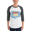 White/Heather Charcoal / XS Bengali Unisex Fine Jersey Raglan Tee   - Jhinku Baudi