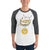 White/Heather Charcoal / XS Bengali Unisex Fine Jersey Raglan Tee - Mereche!