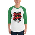 White/Kelly / XS Bengali Unisex Fine Jersey Raglan Tee - Bong-licious