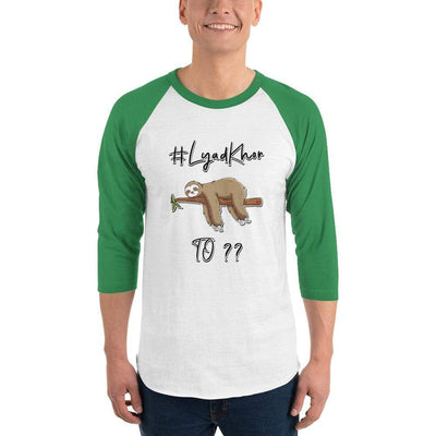 White/Kelly / XS Bengali Unisex Fine Jersey Raglan Tee - #Lyadkhor To?