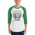 White/Kelly / XS Bengali Unisex Fine Jersey Raglan Tee - Winner Winner Ilish Dinner