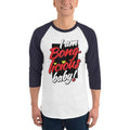 White/Navy / XS Bengali Unisex Fine Jersey Raglan Tee - Bong-licious