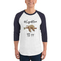 White/Navy / XS Bengali Unisex Fine Jersey Raglan Tee - #Lyadkhor To?