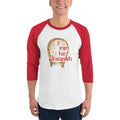 White/Red / XS Bengali Unisex Fine Jersey Raglan Tee -Eso He Baishakh