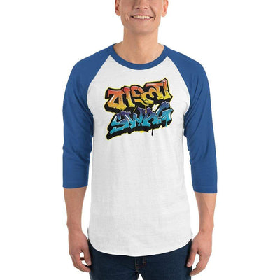 White/Royal / XS Bengali Unisex Fine Jersey Raglan Tee - Bangla Swag