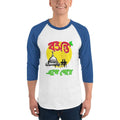 White/Royal / XS Bengali Unisex Fine Jersey Raglan Tee   - Bosonto Ese Gache