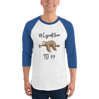 White/Royal / XS Bengali Unisex Fine Jersey Raglan Tee - #Lyadkhor To?