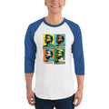 White/Royal / XS Bengali Unisex Fine Jersey Raglan Tee -Netaji