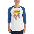 White/Royal / XS Bengali Unisex Fine Jersey Raglan Tee -Purano Sei Diner Kotha