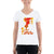 White / S Bengali Lightweight V-Neck T-Shirt - Bangalir Ruchi Dhaker Tane Dhoonochi