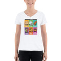 White / S Bengali Lightweight V-Neck T-Shirt - Phuchka and Friends