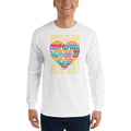 White / S Bengali Ultra Cotton Long Sleeve T-Shirt - Bangla Love