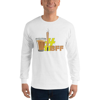 White / S Bengali Ultra Cotton Long Sleeve T-Shirt - BFF