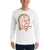 White / S Bengali Ultra Cotton Long Sleeve T-Shirt - Eso He Baishakh