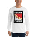 White / S Bengali Ultra Cotton Long Sleeve T-Shirt -Friends Forever