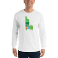 White / S Bengali Ultra Cotton Long Sleeve T-Shirt - GangBong