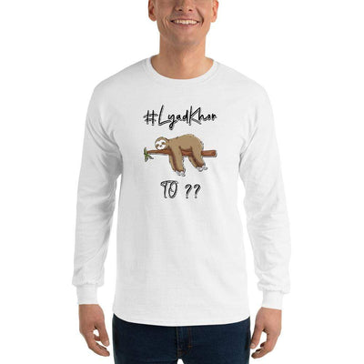 White / S Bengali Ultra Cotton Long Sleeve T-Shirt -  #Lyadkhor To?