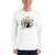 White / S Bengali Unisex Fine Jersey Long Sleeve T-Shirt - Amar Kolkata-Rickshow