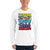 White / S Bengali Unisex Fine Jersey Long Sleeve T-Shirt - Funky Sarcasm