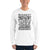 White / S Bengali Unisex Fine Jersey Long Sleeve T-Shirt - I speak Sarcasm - Grunge