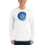 White / S Bengali Unisex Fine Jersey Long Sleeve T-Shirt - Om