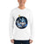 White / S Bengali Unisex Fine Jersey Long Sleeve T-Shirt - Om Namah Shivay-01